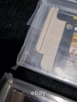 Rare N64 Nintendo 64 Display Boxes. In UKV Mounted Cases