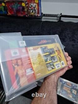 Rare N64 Nintendo 64 Display Boxes. In UKV Mounted Cases