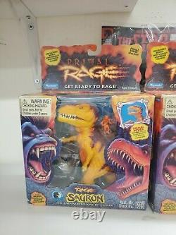Rare NIB Primal Rage Lot Sauron Talon Armadon Diablo 1994 Atari 1996 Playmates