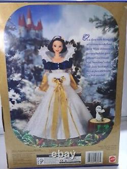 Rare New Barbie Boxed Disney Snow White Holiday collectors edition Doll