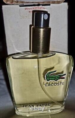 Rare New Vtg Boxed Lacoste Jean Patou Cologne For Men 120ml spray 1970s formula