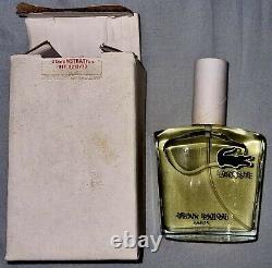 Rare New Vtg Boxed Lacoste Jean Patou Cologne For Men 120ml spray 1970s formula