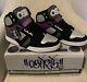 Rare Osiris Nyc 83 Skate Shoes. Black, Purple, Silver. New With Box