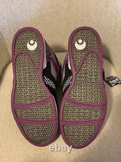 Rare Osiris NYC 83 Skate Shoes. Black, Purple, Silver. New With Box