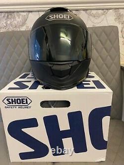 Rare Shoei Matt Black Motorbike Helmet Gt Air 2 Box