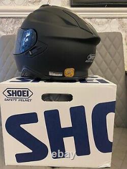 Rare Shoei Matt Black Motorbike Helmet Gt Air 2 Box