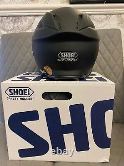 Rare Shoei Matt Black Motorbike Helmet Gt Air 2 Box