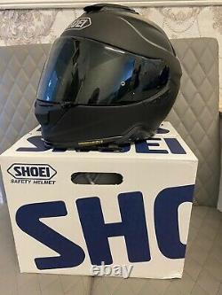 Rare Shoei Matt Black Motorbike Helmet Gt Air 2 Box