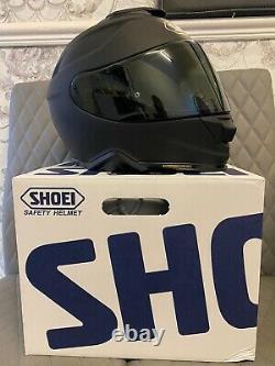 Rare Shoei Matt Black Motorbike Helmet Gt Air 2 Box