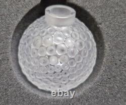 Rare Stunning Lalique Flacon Folie Crystal Perfume Bottle Signed NEW Boxed