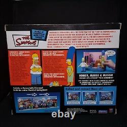 Rare The Simpsons House Diorama Homer Marge & Maggie WOS World Of Springfield