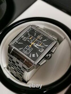Rare Tissot Quadrato Chronograph Swiss men's watch, New model Box