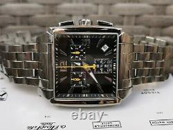 Rare Tissot Quadrato Chronograph Swiss men's watch, New model Box