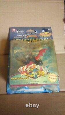 Rare Vintage Bandai Digimon imperialdramon Toy Action Figure 2000 boxed new