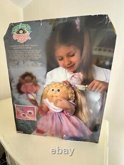 Rare Vintage Cabbage Patch Kids Coleco Cornsilk Kid NRFB Boxed Box