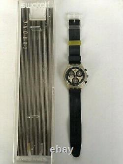 Rare Vintage SWATCH CHRONO'Fumo Di Londra' SCH 105 1994 Watch Box & Cert