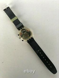 Rare Vintage SWATCH CHRONO'Fumo Di Londra' SCH 105 1994 Watch Box & Cert