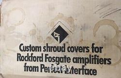 Rockford Fosgate Punch 45 amplifier cover amp shroud new in box! GOLD COVER! RARE