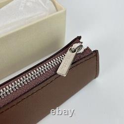 Rolex Pen Case Brown Leather New Boxed Authentic Ballpoint Collectors Rare Gift