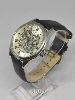 Rotary GS02940/06 RARE Skeleton Dial Mechanical Black Leather Strap NEW BOXED