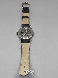 Rotary GS02940/06 RARE Skeleton Dial Mechanical Black Leather Strap NEW BOXED