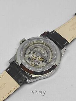 Rotary GS02940/06 RARE Skeleton Dial Mechanical Black Leather Strap NEW BOXED