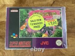 SNES Game Ghoul Patrol Super Nintendo UNPLAYED With Case JVC Rare Boxed