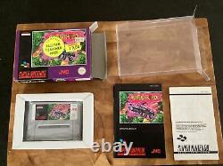 SNES Game Ghoul Patrol Super Nintendo UNPLAYED With Case JVC Rare Boxed