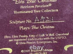 SUPER RARE Elvis'Blue Christmas' Tree Ornament AS NEW BOXED & NUMBERED