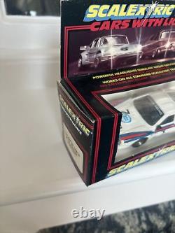Scalextric C144 Martini Lancia with lights Brand New Boxed Rare