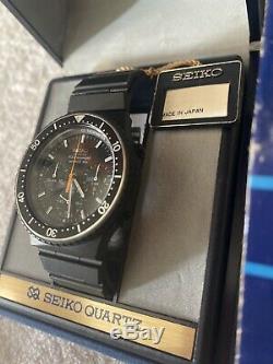 Seiko Vintage Watch 7a38-7080 Nos Rare Box Sport 100 1984 80s