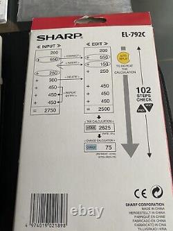 Sharp EL-792C Calculator Brand New Boxed Ultra RARE