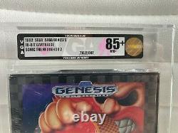 Sonic The Hedgehog 2 Sega Genesis Vga Graded 85+ Gold New Sealed In Box Rare