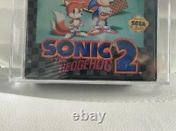Sonic The Hedgehog 2 Sega Genesis Vga Graded 85+ Gold New Sealed In Box Rare