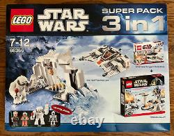 Star Wars Lego 66366 w 7749 8083 8089 Super Pack 3 in1 Echo Base SEALED MIB RARE