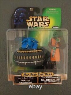 Star Wars Max Rebo & Doda Bodonawieedo Max Rebo Band Pairs Rare New Boxed