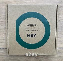 Steffan Holm designed HAY GYM HOOK, Towel ring, size Medium Green Rare New Boxed