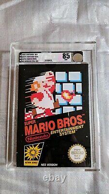 Super Mario Bros NES Sticker Sealed VGA 85 Extremely RARE PAL-A UK
