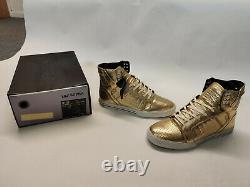 Supra Skytop 14k Gold Perforated Genuine Rare Deadstock New Size Uk 11