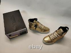 Supra Skytop 14k Gold Perforated Genuine Rare Deadstock New Size Uk 11