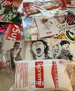 Supreme Sticker Collection 50+ Original Box Logos Rare Supreme Free Gifts