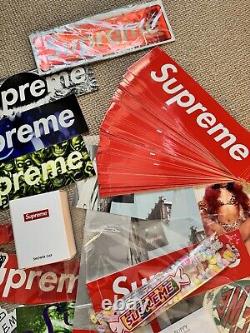 Supreme Sticker Collection 50+ Original Box Logos Rare Supreme Free Gifts