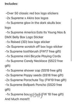 Supreme Sticker Collection 50+ Original Box Logos Rare Supreme Free Gifts