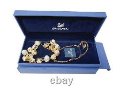 Swarovski 1084459 Nebulous Necklace Bib 45cm Golden Nuggets Boxed New Rare