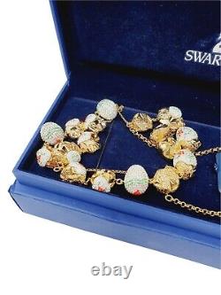 Swarovski 1084459 Nebulous Necklace Bib 45cm Golden Nuggets Boxed New Rare