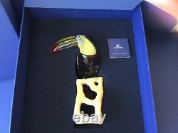 Swarovski Crystal Paradise Birds Rare Toucan Black Diamond 850600 New B. N. I. B