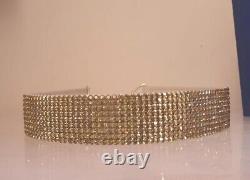 Swarovski Headband Genuine Rare Gold Crystal New Boxed Small Booklet Included