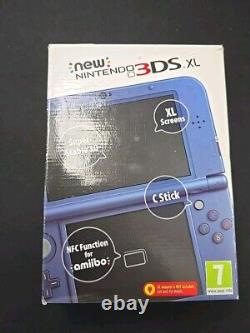 TOP IPS New 3DS XL Nintendo Blue Metallic- Boxed Never Used Rare To Find