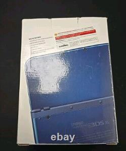 TOP IPS New 3DS XL Nintendo Blue Metallic- Boxed Never Used Rare To Find