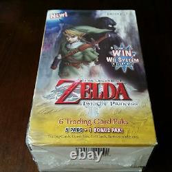 The Legend of Zelda 2007 Twilight Princess Booster Card Pack Box- Enterplay RARE